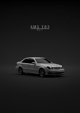 2005 Mercedes E63 AMG (W211) Front Grey