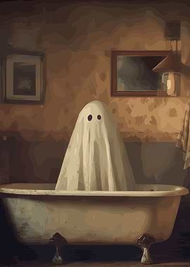 Ghost in Bathtub