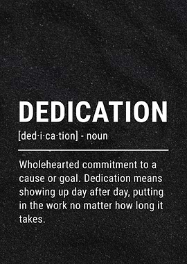 Dedication Definition