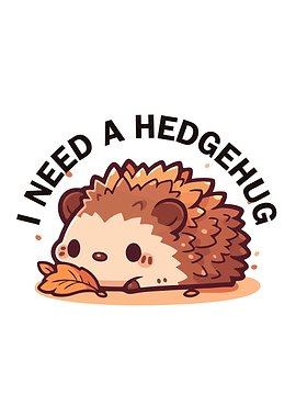 Cute Hedgehog Needs a Hug