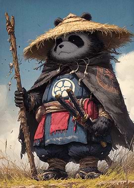 Samurai Panda Warrior