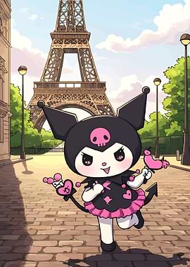 Kuromi in Paris