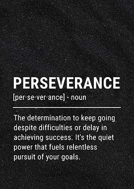 Perseverance Definition