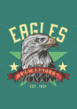 Los Angeles Eagles Vintage Emblem