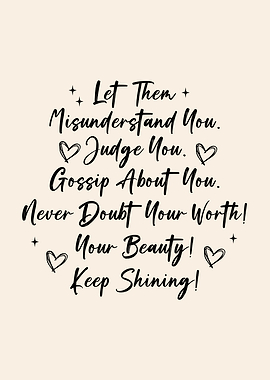 Inspirational Quote: Keep Shining