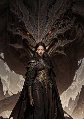 Dragon Queen Fantasy Art