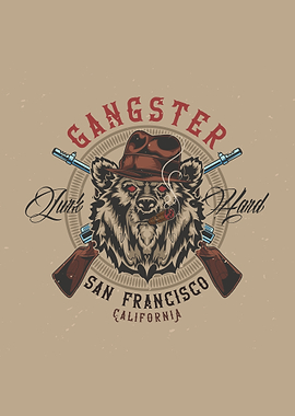 Gangster Bear San Francisco California