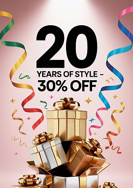 20 Years of Style - 30% Off