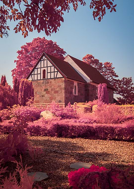 Pink Church Landscape