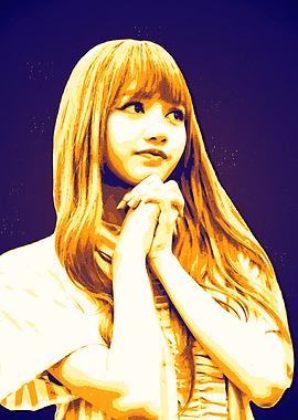 Lisa from Blackpink portrait Art