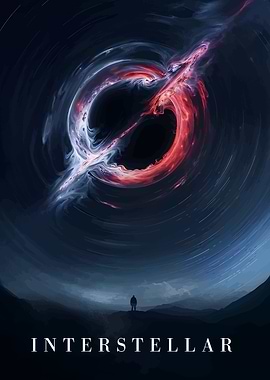 Interstellar Black Hole Artwork