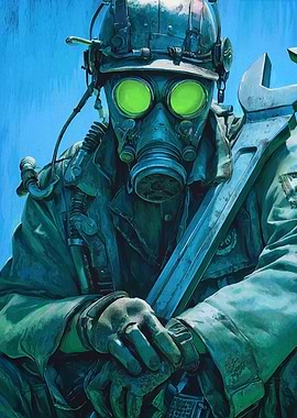 Post-Apocalyptic Mechanic with Wrench