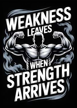 Weakness Leaves When Strength Arrives