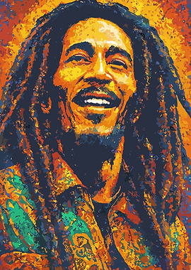 Bob Marley Portrait Art