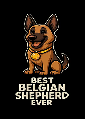 Best Belgian Shepherd Ever Cartoon