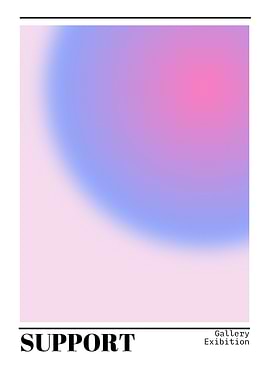 Support Gallery Exhibition Poster