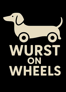 Wurst on Wheels Dachshund Car
