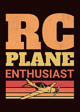 RC Plane Enthusiast Remote Control Airplanes Model Aeroplane Lover
