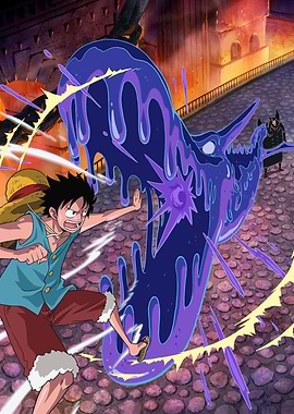 Summit War Luffy vs Magellan