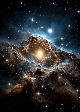 Stunning Nebula in Deep Space