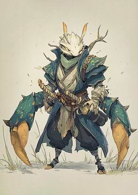Crab Warrior Character Design