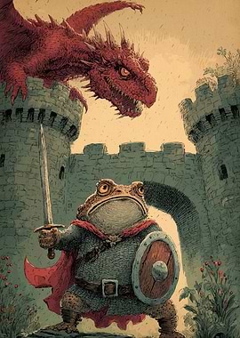 Frog Knight Red Dragon