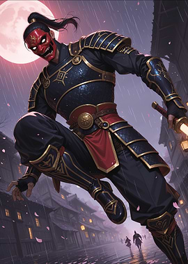 Masked Ninja in Action