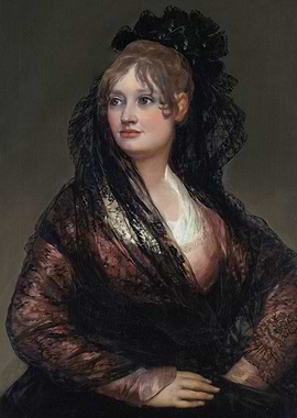 Portrait of a Woman with Mantilla