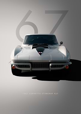 1967 Corvette Stingray 427 Front View