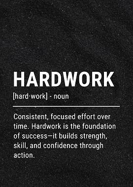 Hardwork Definition