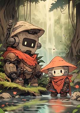 Robot Adventure in the Forest