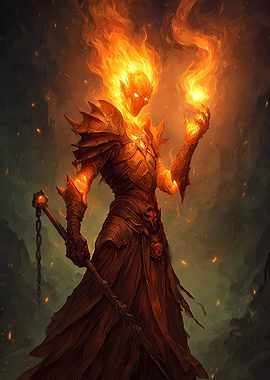 Fiery Demon Warlock