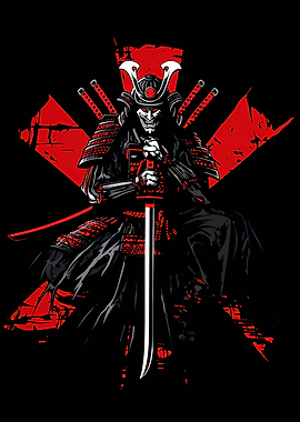 Samurai Warrior with Sword