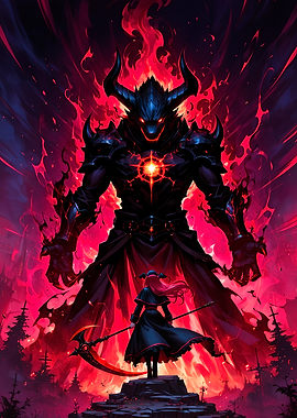 Fiery Demon Confrontation