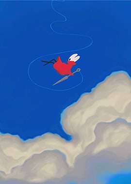 Hollow Knight's Hornet in the Sky