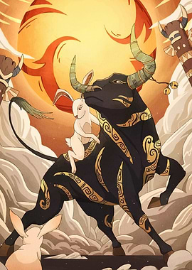 Ox and Rabbit Animal