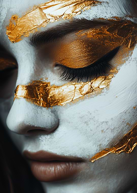 Golden Beauty Portrait