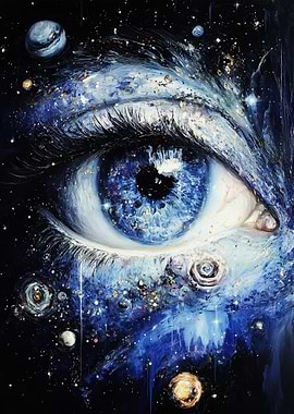 Cosmic Eye Painting