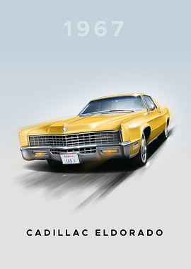 1967 Cadillac Eldorado Illustration