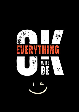Everything will be OK graphic design