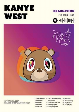 Kanye West Graduation Album Cover