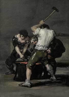 The Forge by Goya