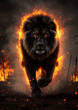 Fiery Lion