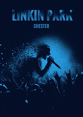 Linkin Park Chester Concert Poster