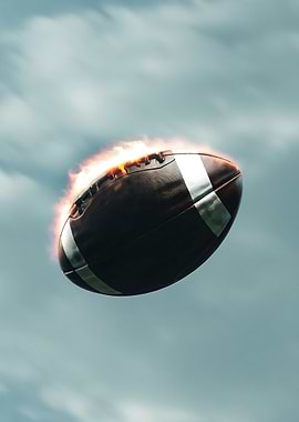 Flaming Football in the Sky