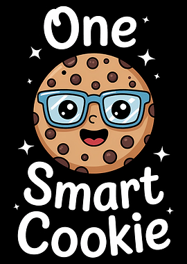 One Smart Cookie Cartoon Illustration