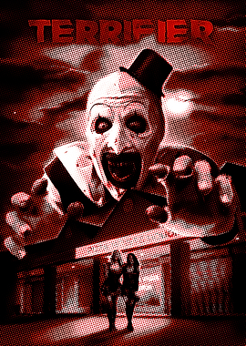 Terrifier Movie Poster Art the Clown