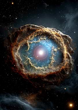 Eye of God Nebula in Space
