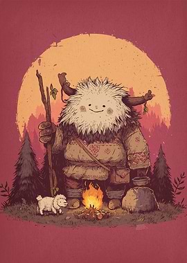 Forest Creature Campfire