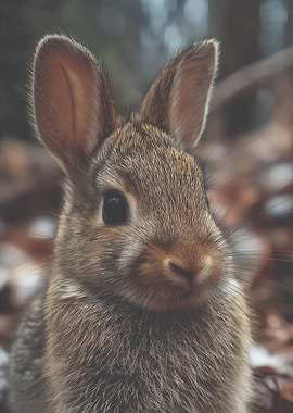 Close-up of a Brown Rabbit
